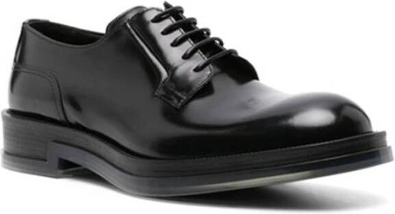 Alexander McQueen Zwarte Loafer Schoenen Moderne Stijl