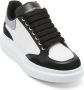 Alexander mcqueen Zwarte Leren Sneakers met Contrasterende Hiel Black Heren - Thumbnail 3