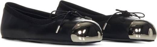 alexander mcqueen Zwarte platte schoenen van McQueen Zwart Dames