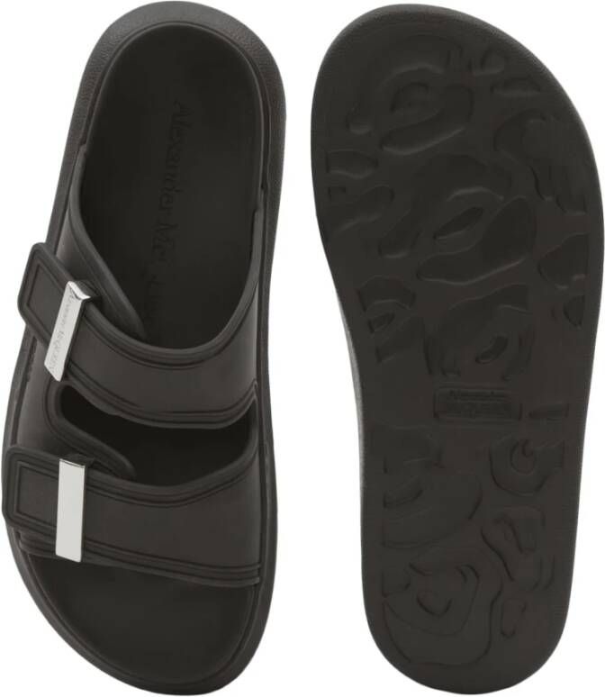 Alexander McQueen Zwarte Rubber Sneakers