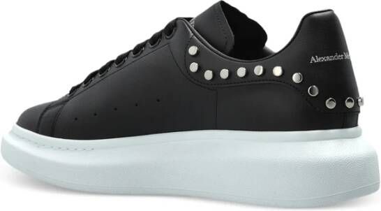 Alexander McQueen Zwarte Slip-On Sneaker met Geperforeerde Details