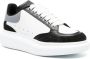Alexander mcqueen Zwarte Sneakers met Retro-Stijl Gemengd Materiaal Bovenwerk Zwart Dames - Thumbnail 2