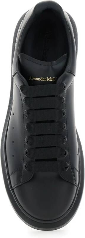 Alexander McQueen Zwarte Zijde Nylon Sneakers