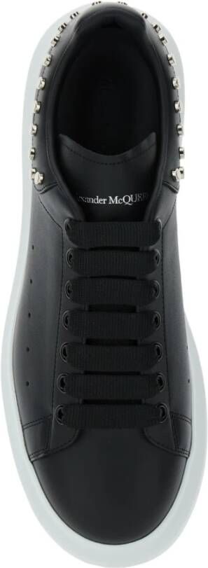 Alexander McQueen Zwarte Sneakers met Rubberen Zool