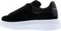 Alexander mcqueen Zwarte Velvet Oversized Sneakers Black Dames - Thumbnail 2