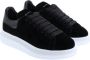 Alexander mcqueen Zwarte Velvet Oversized Sneakers Black Dames - Thumbnail 4