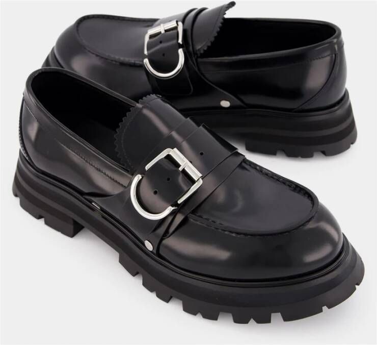 Alexander McQueen Zwarte Wander Loafers