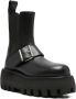 Alexander McQueen Zwarte Zijde & Nylon Laarzen - Thumbnail 2