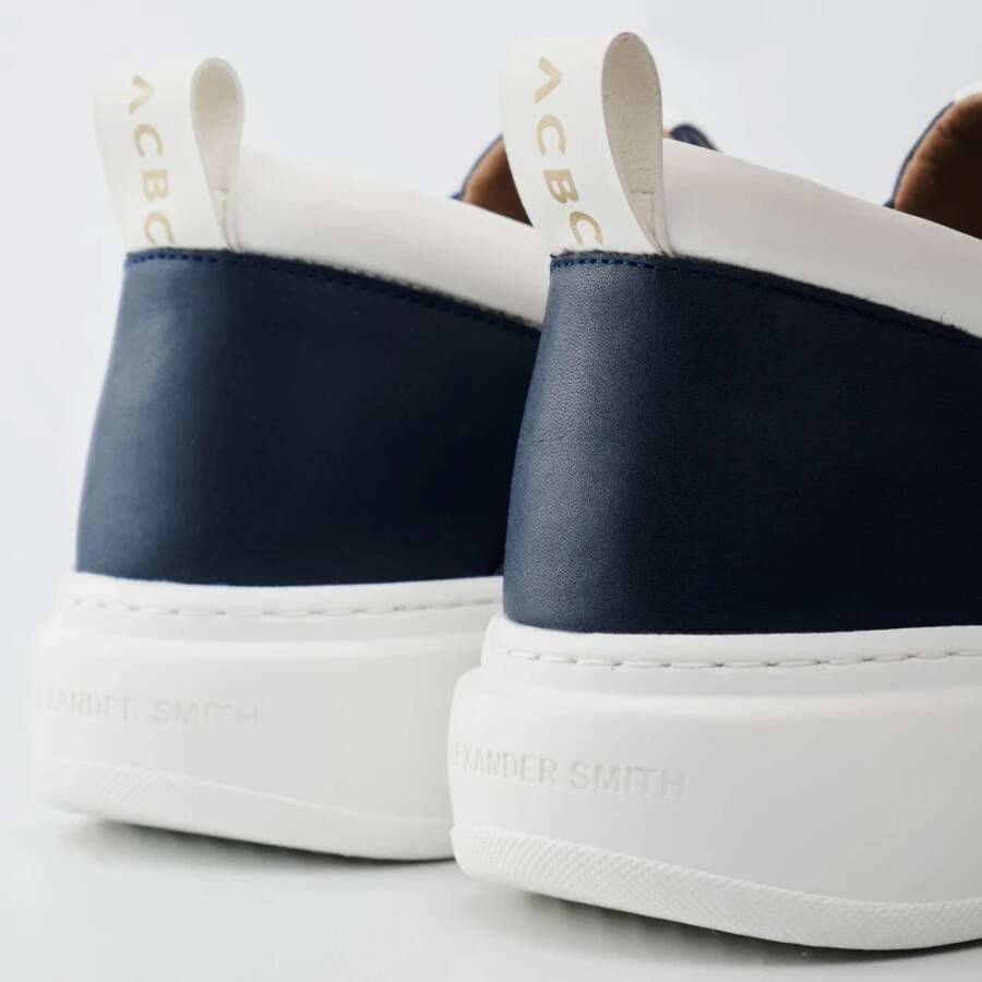 Alexander Smith Blauwe Eco-Wembley Sneakers Blue Heren