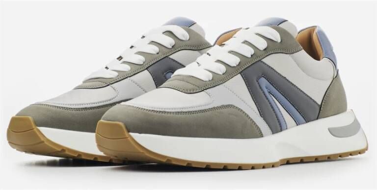 Alexander Smith Donkergrijze Runner Sneakers Gray Heren