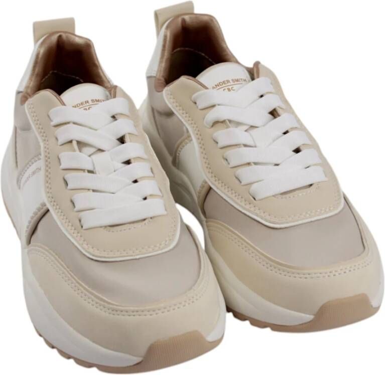 Alexander Smith Dover Crème Sneakers Beige Dames