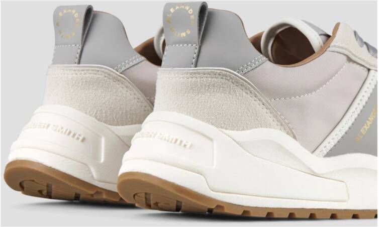Alexander Smith Eco-Dover MAN White Light Grey Gray Heren