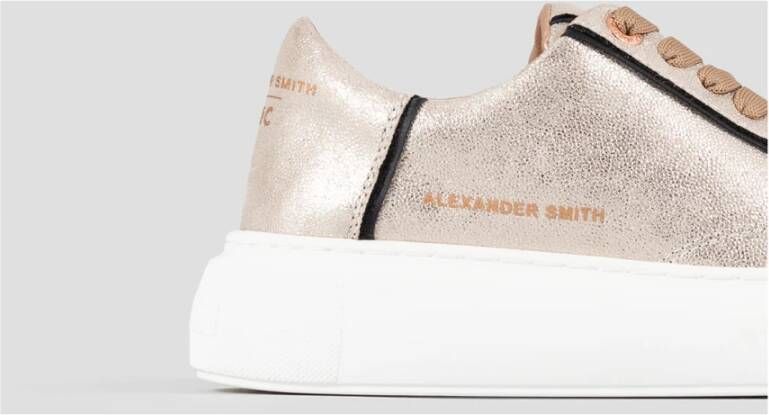 Alexander Smith Eco-Greenwich Licht Goud Sneakers Yellow Dames