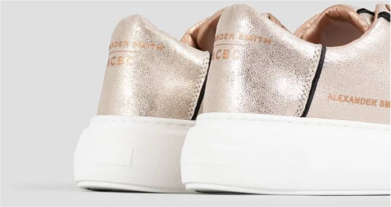 Alexander Smith Eco-Greenwich Licht Goud Sneakers Yellow Dames