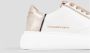 Autry Bicolor Leren Sneakers met Geborduurd Logo Rood Dames - Thumbnail 9