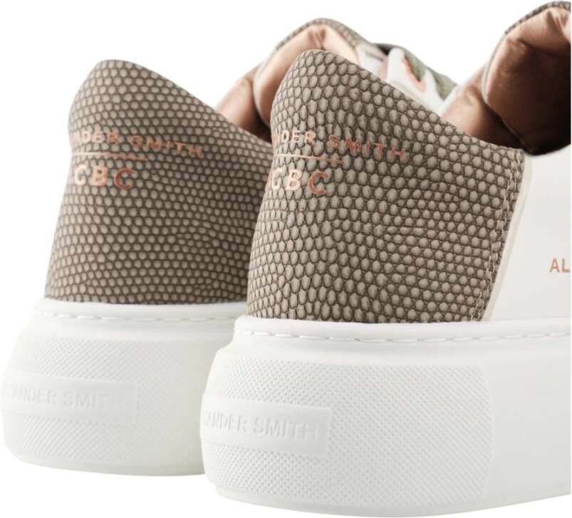 Alexander Smith Eco Greenwich White Military Sneaker White Dames