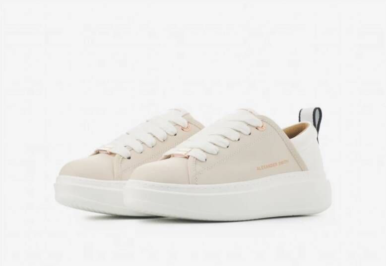 Alexander Smith Eco-Wembley Nude Sneakers Beige Dames