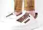 Alexander Smith Eco-Wembley Wit Bruin Sneakers White Heren - Thumbnail 3
