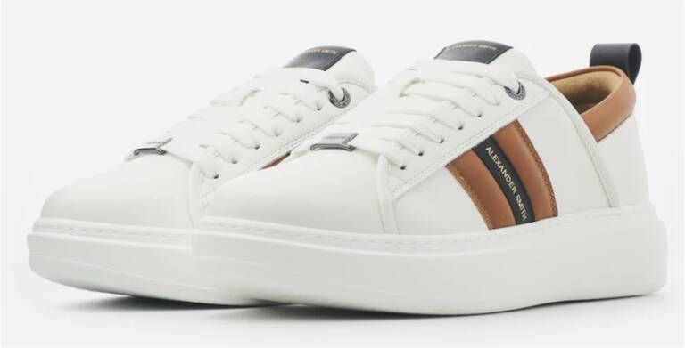 Alexander Smith Eco Wembley Wit Cognac Zwart Multicolor Heren