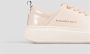 Autry Witte leren sneakers met ronde neus en geborduurd logo Wit Dames - Thumbnail 2