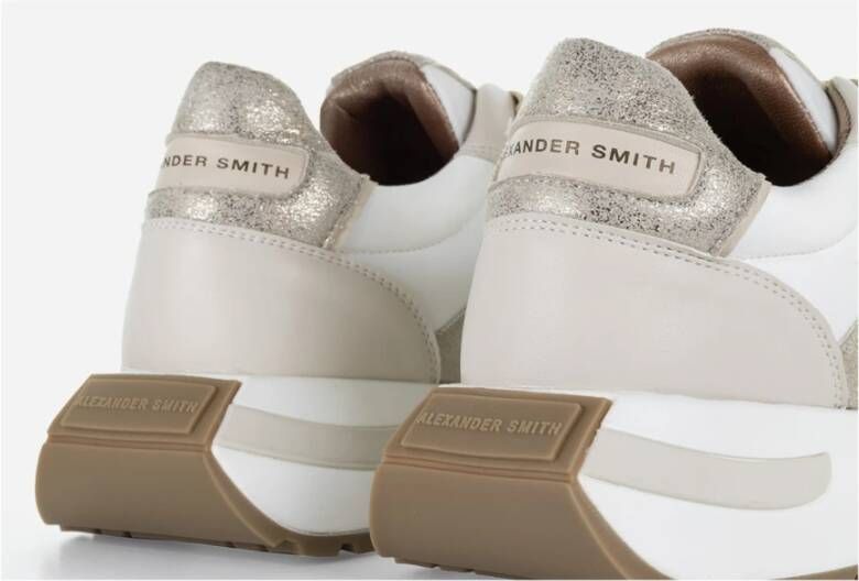 Alexander Smith Ivory Beige Runner Sneakers White Dames