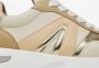 Alexander Smith Ivory Cognac Runner Sneakers White Dames - Thumbnail 4