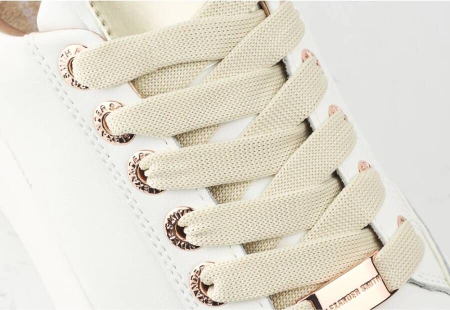 Alexander Smith Wit Goud Lancaster Sneakers White Dames