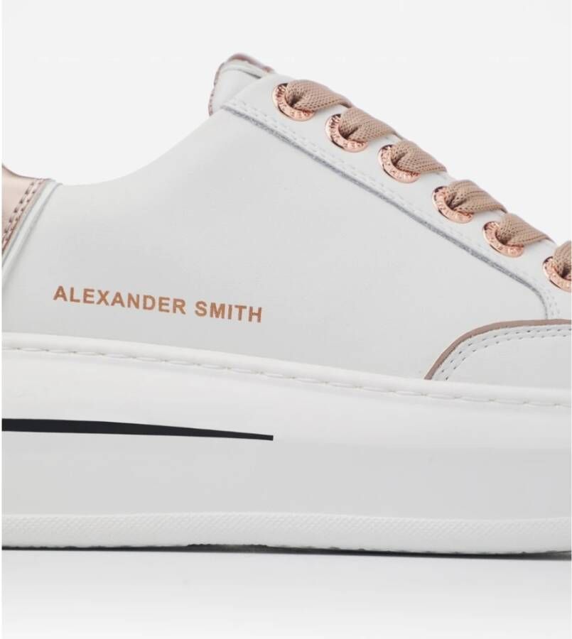 Alexander Smith Lancaster Wit Koper Sneakers White Dames