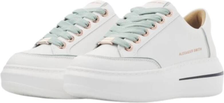 Alexander Smith Lancaster Witte Salie Sneakers White Dames