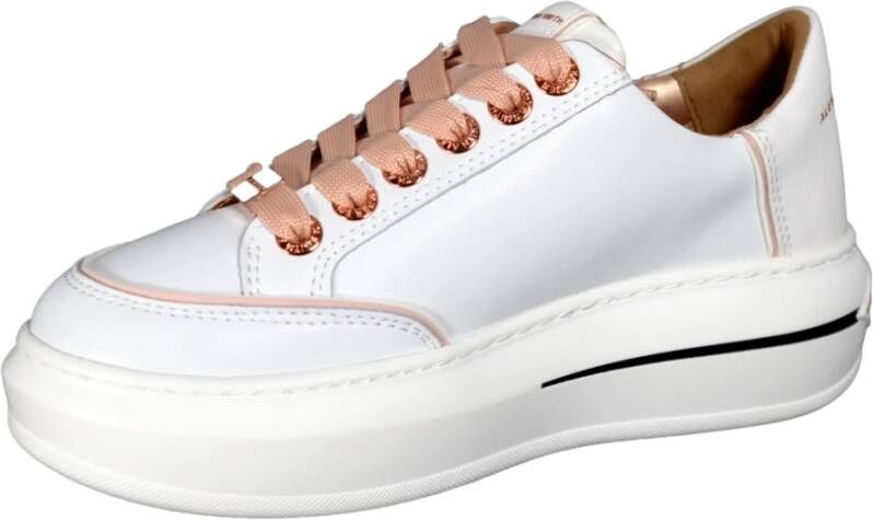 Alexander Smith Lancaster Woman LSW 1948 Sneakers Wit Roze White Dames