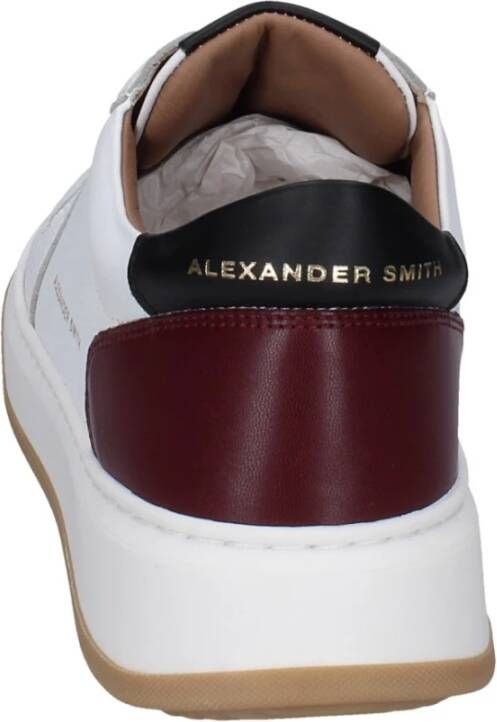 Alexander Smith Leren Heren Sneakers White Heren