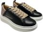 Alexander Smith Leren Sneaker met Logodetail Black Dames - Thumbnail 4