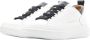 Alexander Smith Wembley Wit Zwart Leren Sneakers White Heren - Thumbnail 3
