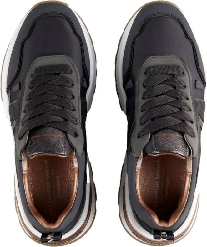 Alexander Smith Liverpool Dames Sneakers Donkergrijs