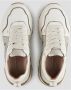 Alexander Smith Liverpool Dames Sneakers van wit leer met zilveren glitter zijlogo - Thumbnail 2