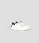 Alexander Smith Wit Bordeaux Leren Sneakers White - Thumbnail 3