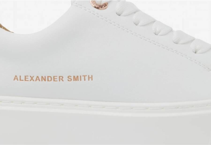 Alexander Smith Londen Vrouw Wit Goud Sneakers White Dames