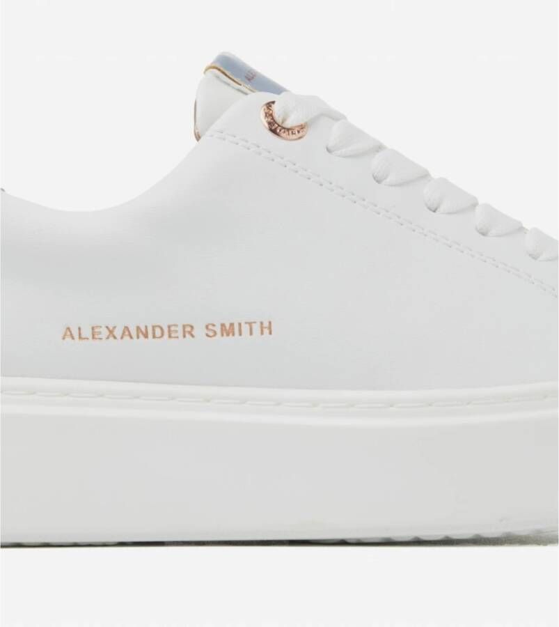 Alexander Smith London White Light Avio Sneakers White Dames
