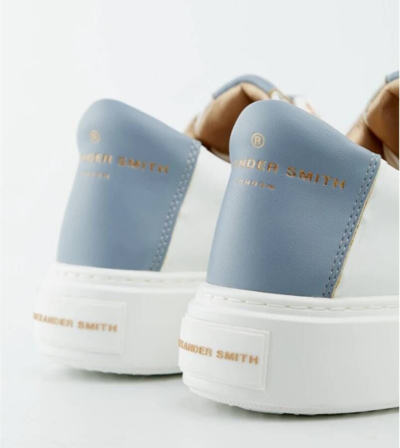 Alexander Smith Witte Avio Sneakers White Dames