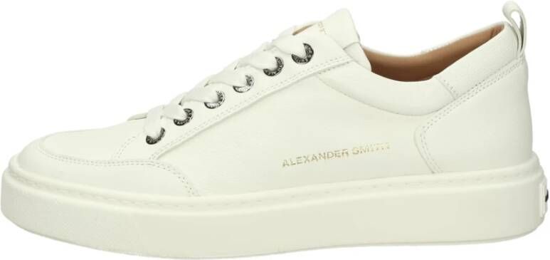 Alexander Smith Luxe Straat Sneakers White Heren