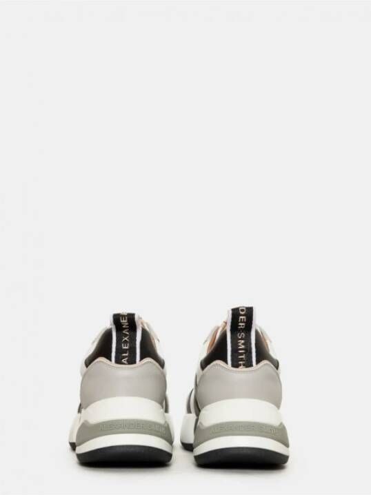Alexander Smith Marmer Sneakers Wit Grijs Roze