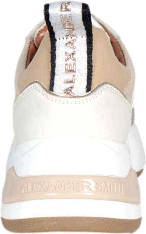 Alexander Smith Marmer Vrouw Sneakers Ivoor Goud
