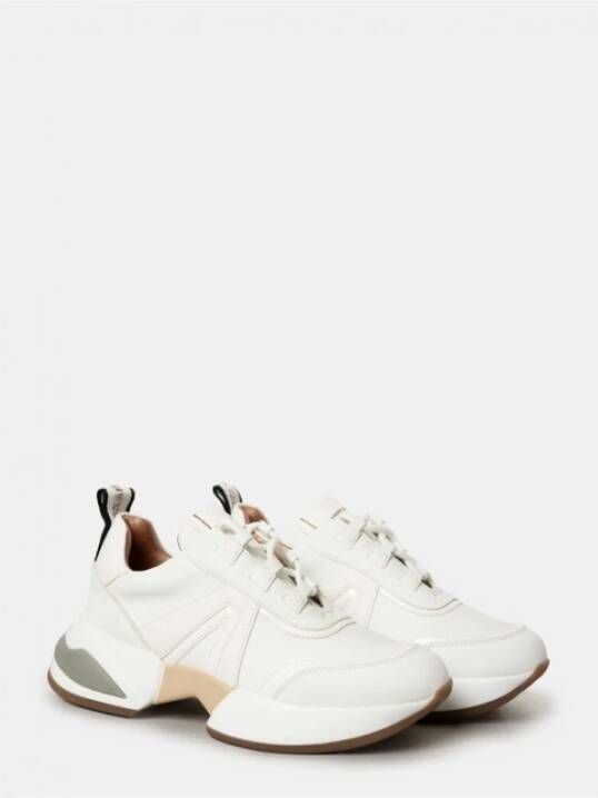 Alexander Smith Marmer Witte Leren Sneakers White Dames