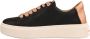 Alexander Smith Zwarte leren vetersneakers met koperen accenten Zwart - Thumbnail 5