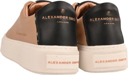Alexander Smith Minimalistische stijl urban sneaker voor vrouwen Beige Dames