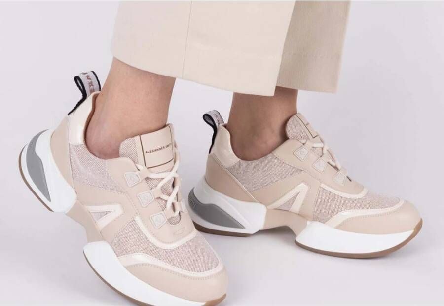 Alexander Smith Moderne Beige Marmer Sneaker Beige Dames
