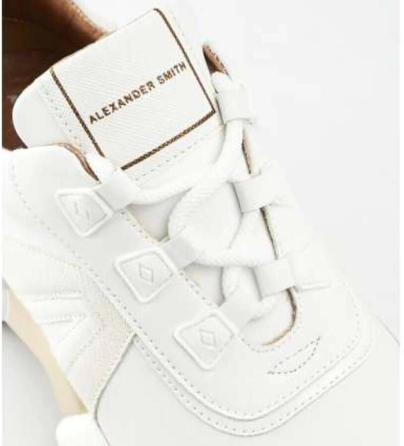 Alexander Smith Moderne Marmer Sneaker in Wit White Dames