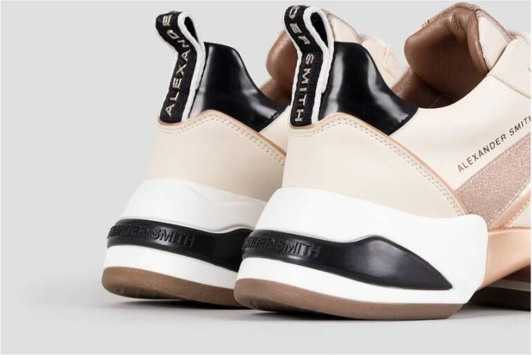 Alexander Smith Moderne Marmer Vrouw Sneaker Ivoor Koper Multicolor Dames