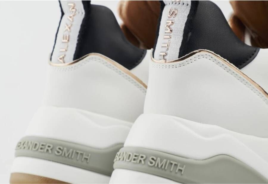 Alexander Smith Moderne Wit Koper Marmer Sneaker White Dames