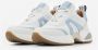 Alexander Smith Moderne Marmer Vrouw Sneaker Wit Blauw White Dames - Thumbnail 2